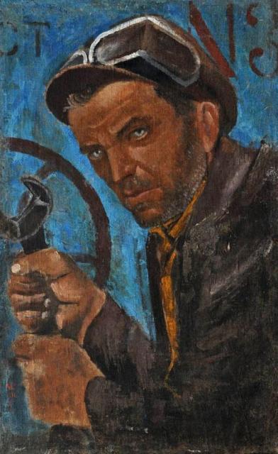 Самохвалов А.Н. Портрет техника Гаврилова. 1931
